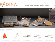 Tablet Screenshot of padina.ba